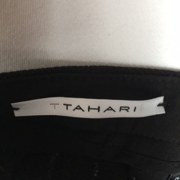 T Tahari amber cropped black pants - Picture 3 of 8